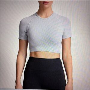 Women's Black Crop-top